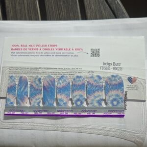 Color Street Indigo Burst Nail Wraps